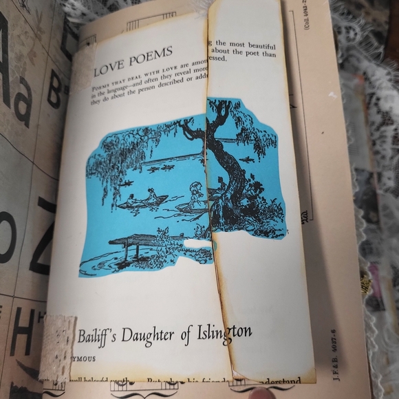 Vintage French Tapestry Junk Journal - Picture 11 of 17